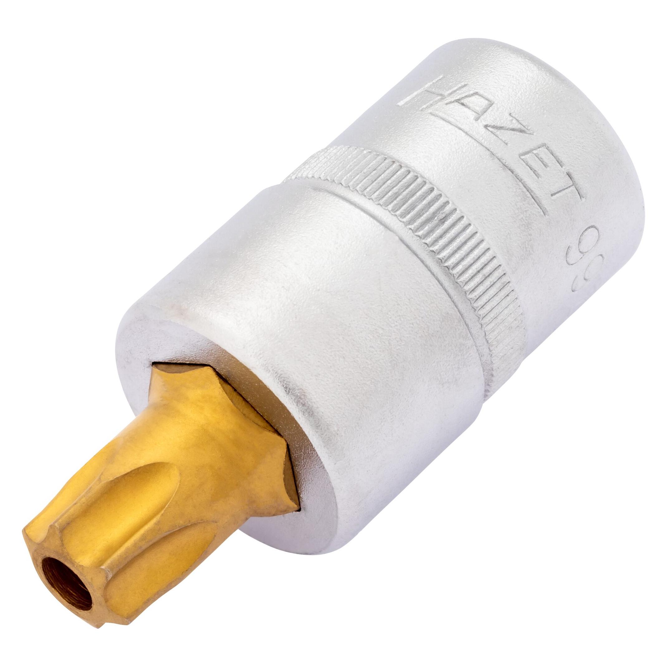 Hazet Schraubendreher-Steckschlüsseleinsatz TORX 992-T55H Vierkant12,5 mm (1/2 Zoll) Tamper ... (992-T55H)