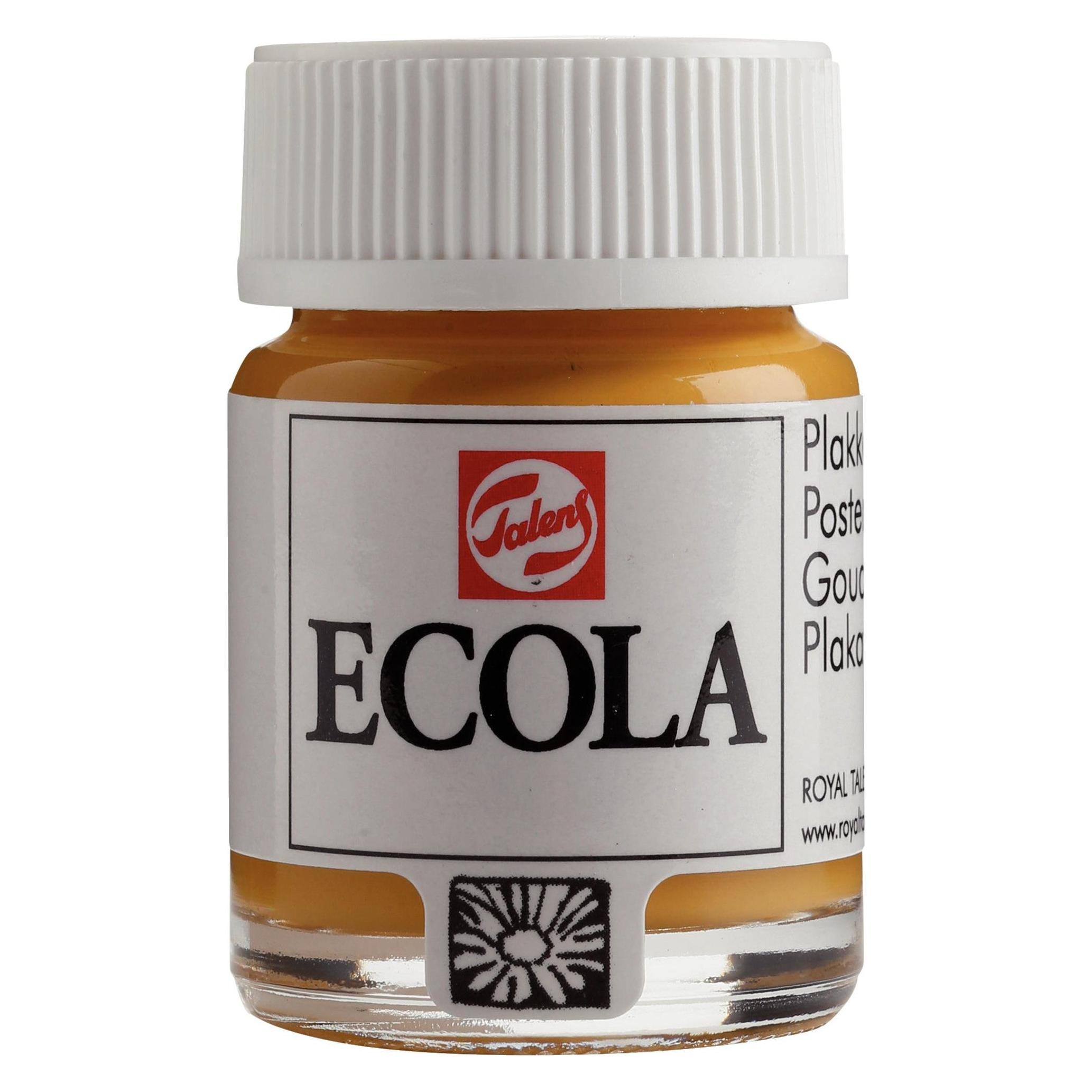 Bruynzeel Ecola Plakatfarbe, Flasche 16 ml, Gelber Ocker 227 (16 ml) (09162270)