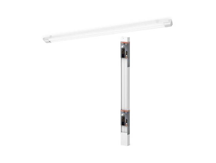 Osram LED-Lichtleiste mit hoher Lichtausbeute in Weiß mit Stahlblechgehäuse, Kaltweiß, Ersatz für T8-Leuchten, IP20-Schutz für Innenräume