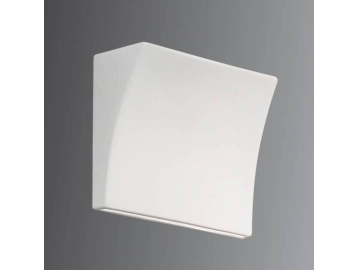 austrolux Wandfluter DELON, dimmbar, weiß / opal, für Wohn- / Esszimmer, Keramik, Modern