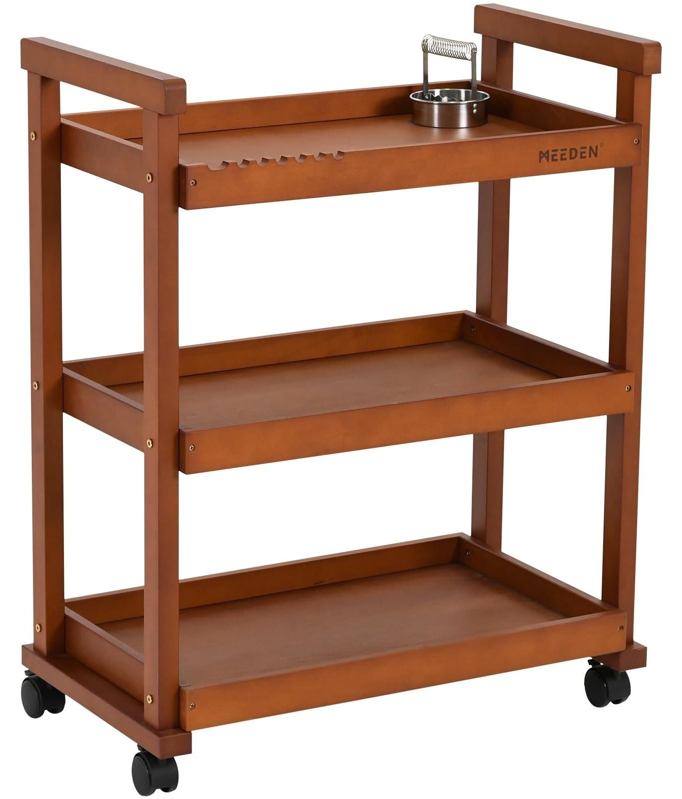 Merkloze Multi-Functionele Kunst Trolley met Wielen