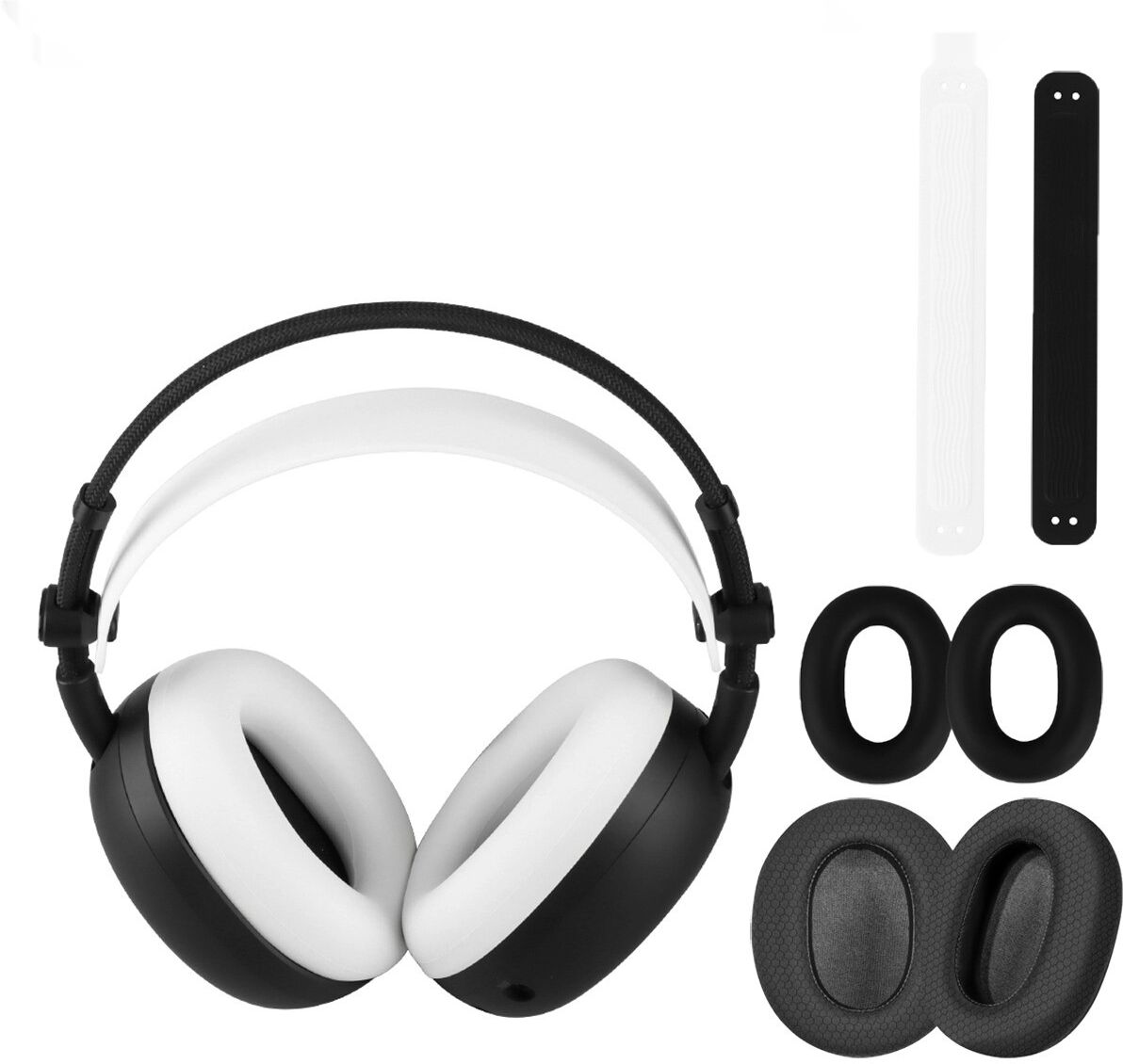 INF Kompatibel mit Sony INZONE H9 II und H6 Air: Silikon-Kopfband- und Ohrabdeckungsset