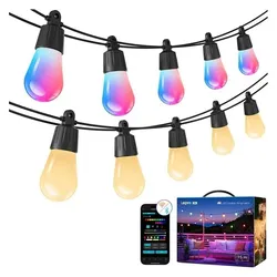Lepro, Lichterkette, Intelligente bunte Aussenlichter 30M (30 m)