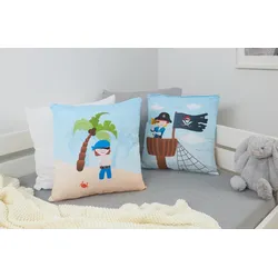 TiCAA Kinder Kissen-Set "Pirat Luan"