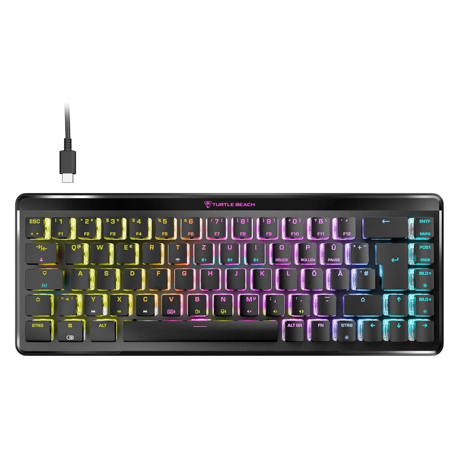Turtle Beach Vulcan II Mini Air Gaming-Tastatur, Schwarz (DE, Kabellos) (TBK-3101-02-DE)