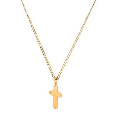 Kette ohne Anhänger ADELIA´S "Halskette mit Anhänger – Kreuz aus Edelstahl", gold, Halsketten, Damen, 60cm, Edelstahl, Zum Verschenken – ideal zum einen besonderen Tag