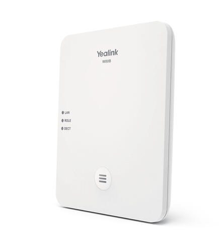 Yealink W80B - Basisstation für schnurloses Telefon/VoIP-Telefon mit Rufnummernanzeige 1302012
