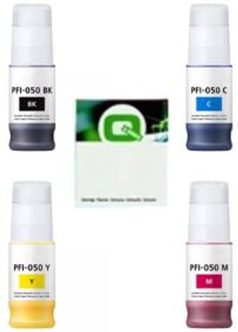 Q-Nomic PFI-050 pack botellas de tinta