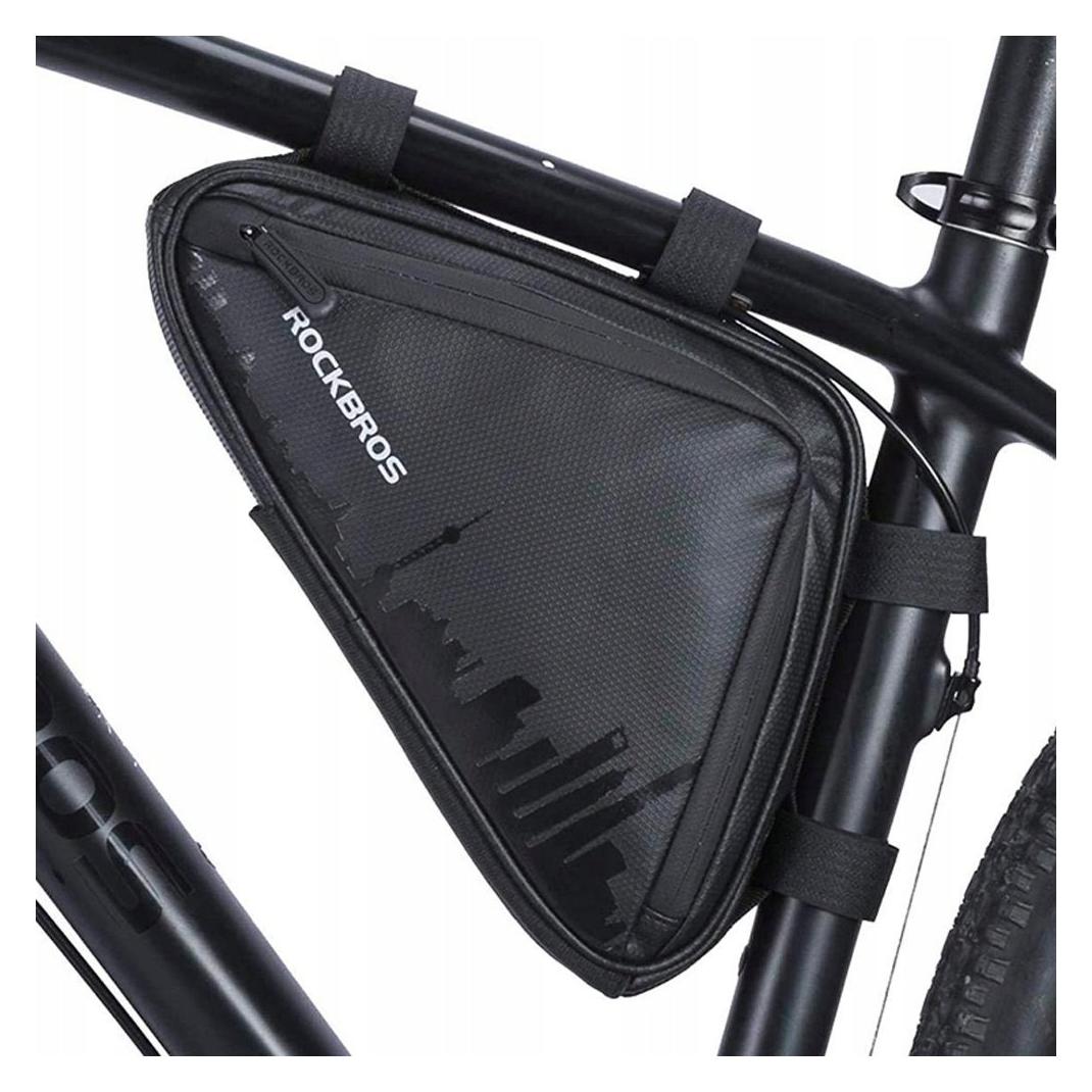 Rockbros B39-2 waterproof bicycle bag for frame - black (1.50 l, Rahmentasche) (1701423730)