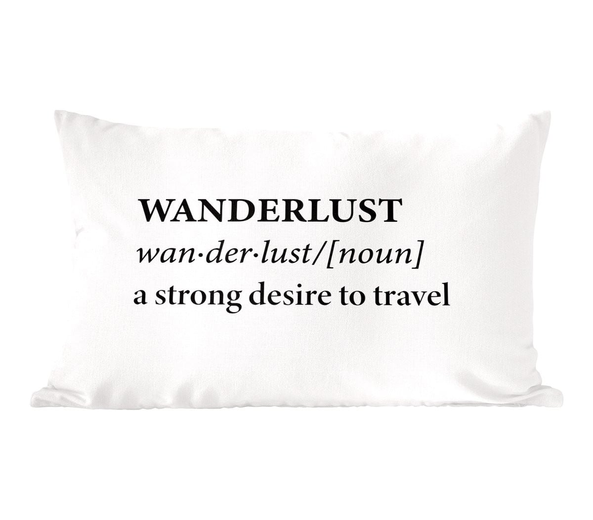 PillowMonkey Sierenkussen Wanderlust - 50 x 30 cm