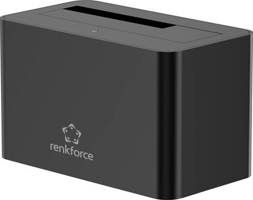 Renkforce RF-DOCKING-02 USB-C SATA 6 Gb/s 1 Port Festplatten-Dockingstation 3.5 Zoll, 2.5 Zoll