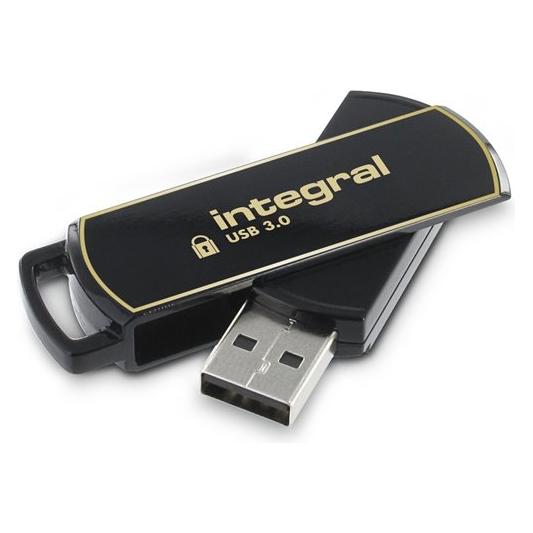 Integral Secure 360 Encrypted USB 3.0 USB-Stick USB Typ-A 3.2 Gen 1 (3.1 Gen 1) (128 GB, USB-A) (INFD128GB360SEC3.0)