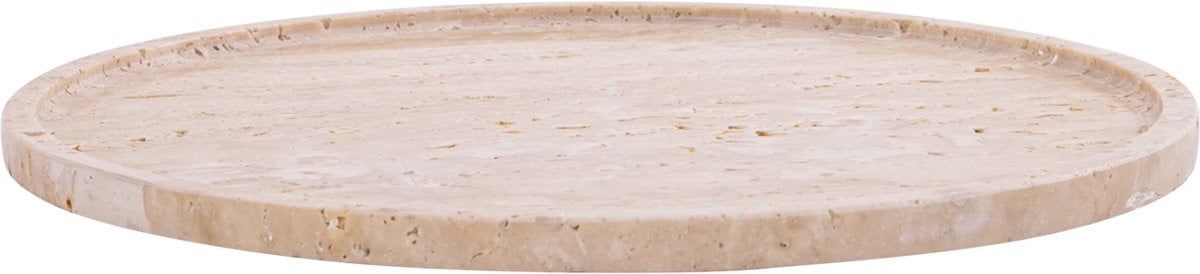 PTMD Brence Natural Travertine Rond Bord M