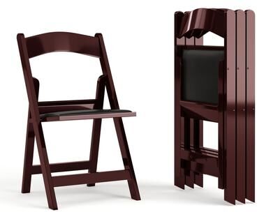 Flash Furniture Folding Chair - Resin - 4 Pack 800LB Weight Capacity - Vinyl Seat