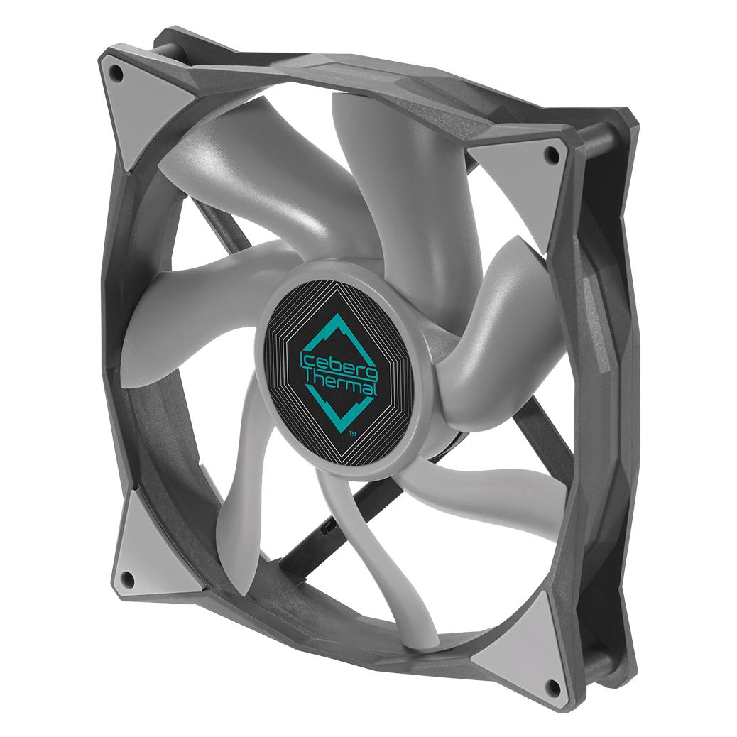 Iceberg Thermal IceGALE Xtra Computergehäuse Ventilator 14 cm Schwarz 1 Stück(e) (140 mm, 1x) (ICEGALE14D-C0A)