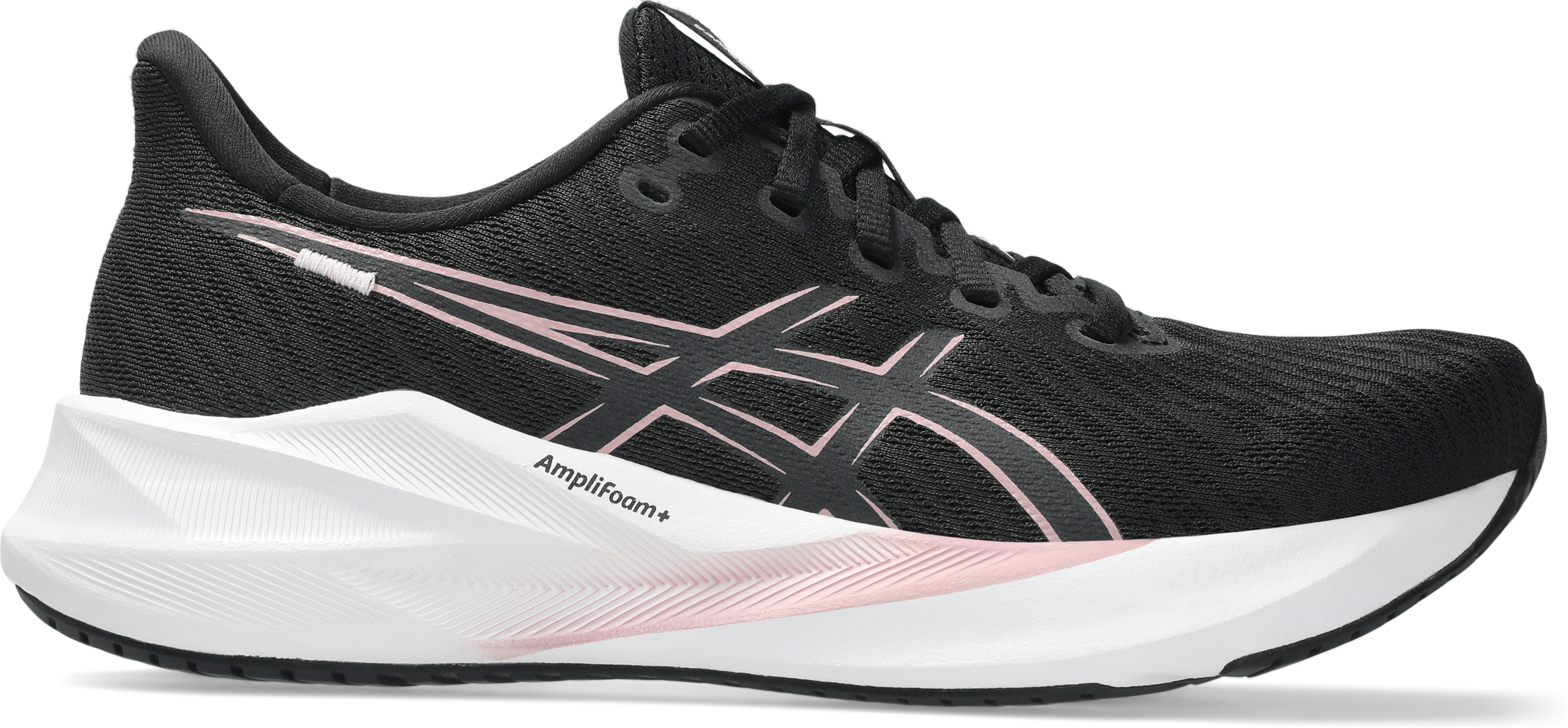 Laufschuh ASICS "VERSABLAST 4", Damen, Gr. 43,5, schwarz (schwarz, morganite), Synthetik, Schuhe Laufschuh schwarz, morganite 43,5