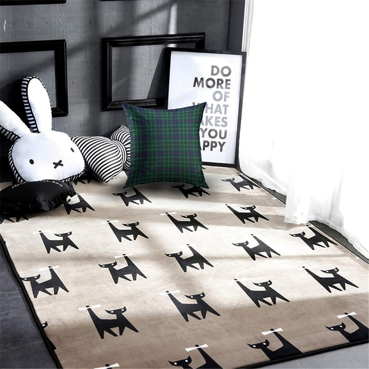 Decoratieve Sierkussenhoes 45x45 cm - Groen Blauw Schots Tartan Plaid - Katoen Linnen Kussensloop