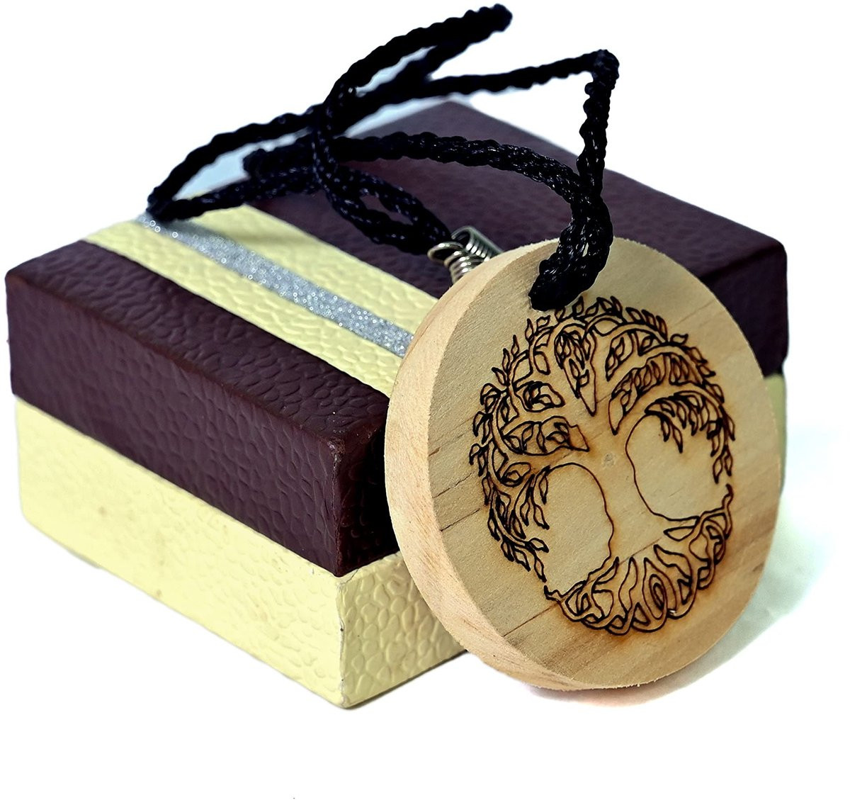 Dailygoods Levensboom Hanger Handgemaakt met Kristallen en Edelstenen