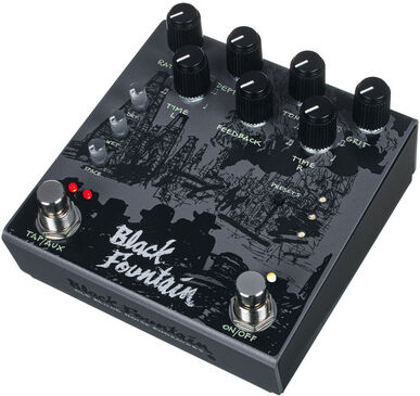 Old Blood Noise Endeavors Black Fountain Stereo Delay SL Slate