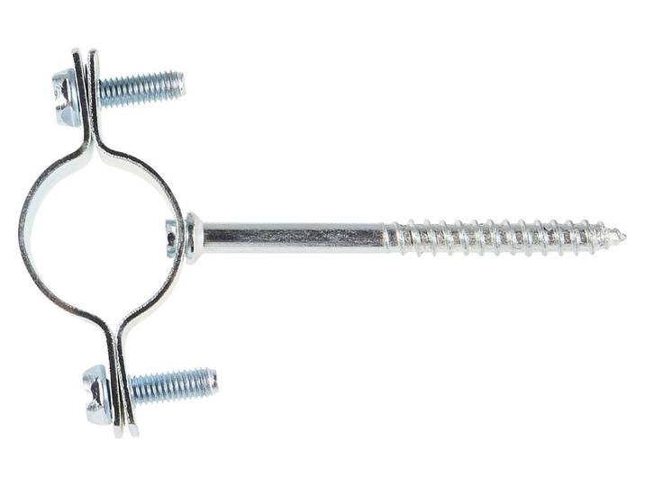 Rohrschelle Einschraubstift Metall ⌀ 22 mm