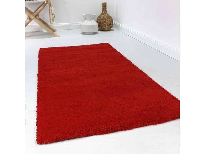 Wollteppich ESPRIT Greenwood Rug, ESP-24391 , rot, B:170cm H:2mm L:240cm, Wolle, Teppiche, Wollteppich, modern, kuschelig aus Schurwolle, pflegeleicht, Wohn-, Schlafzimmer