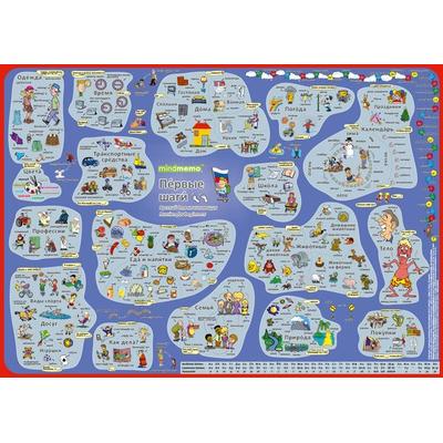 mindmemo Lernposter - Russisch für Anfänger - spielend Russisch lernen Kinder, Gebundene Ausgabe von Henry Fischer,Philipp Hunstein, Phiep Verlag,