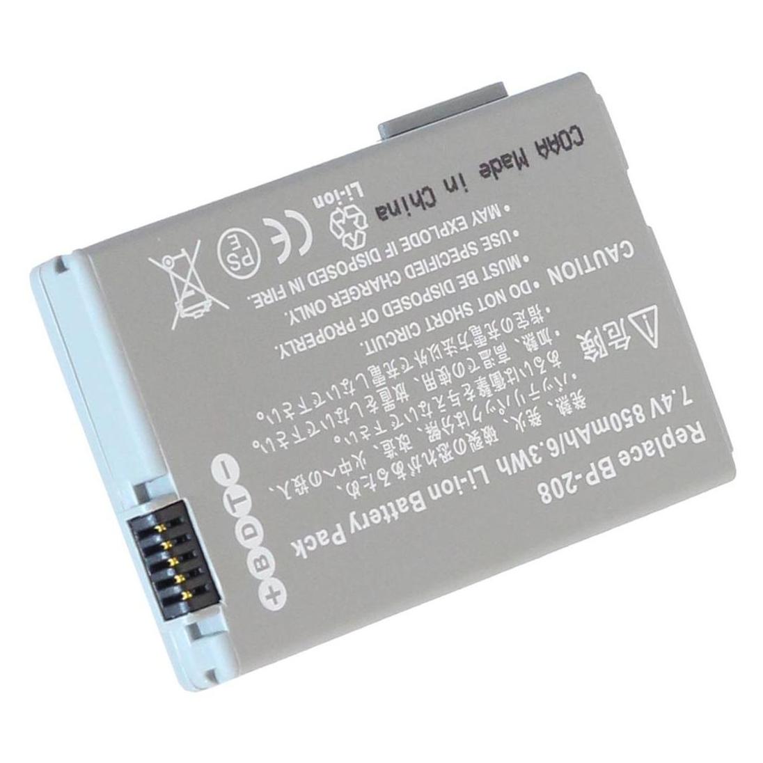 CS Cameron Sino Battery for BP-208 replacement battery (Kamera Akku) (BP-208)