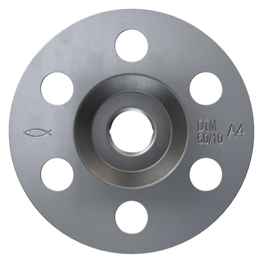 Fischer Dämmstoffteller Metall DTM 60/10 A4 (100 Stk.) (88805)