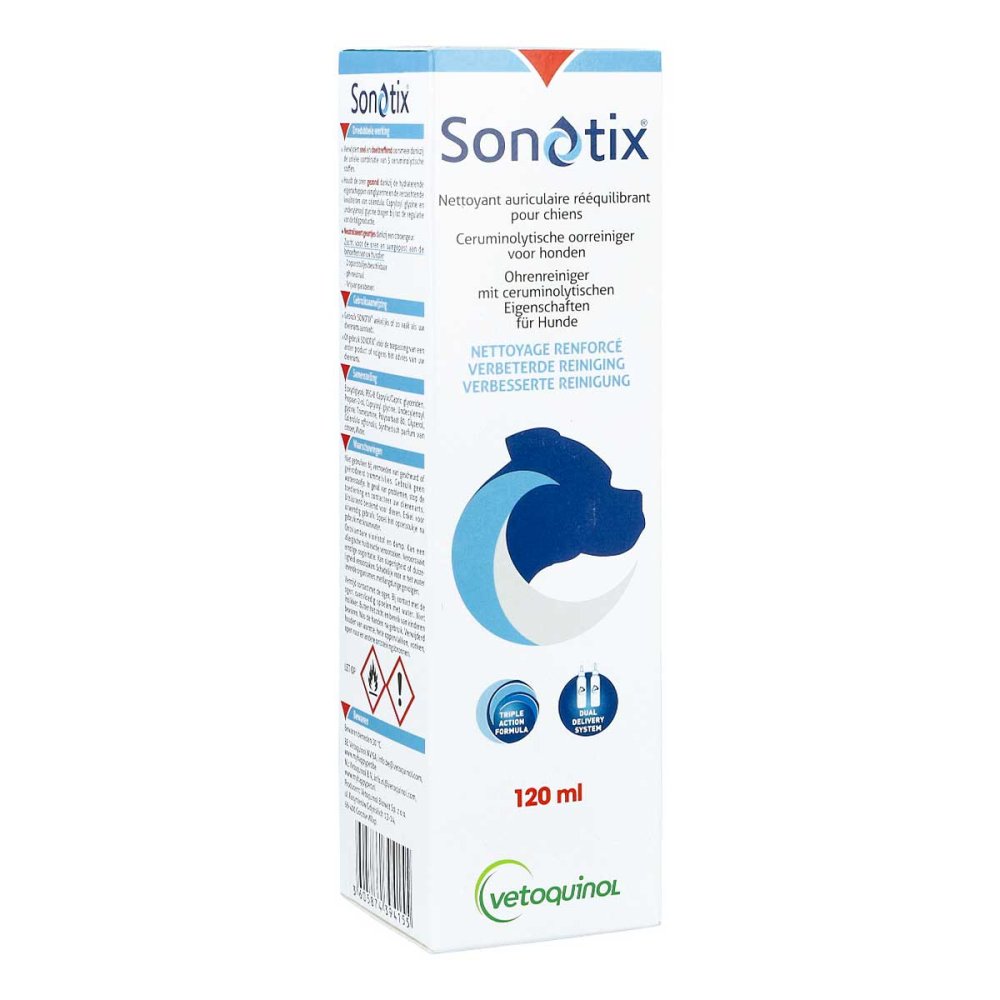 O'ZOO GmbH Sonotix Ohrreiniger für Hunde und Katzen 16834546