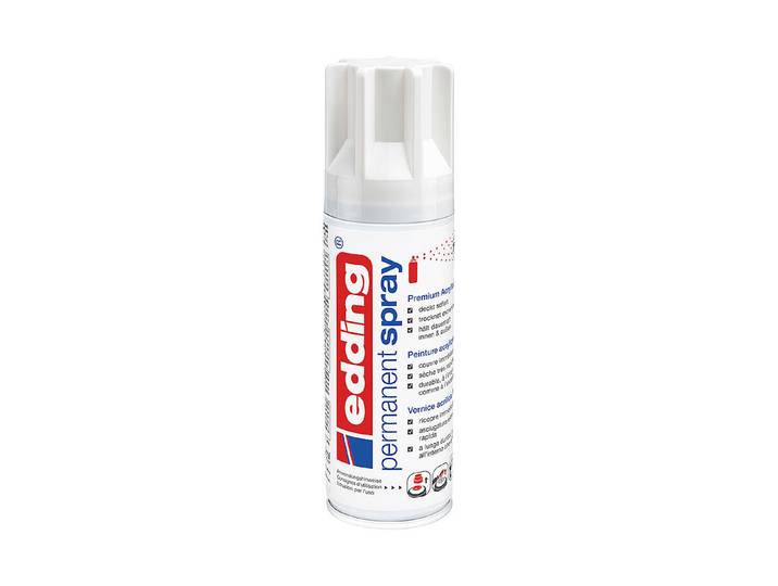 Edding Acryllack Glanz Verkehrsweiss 0.2 l