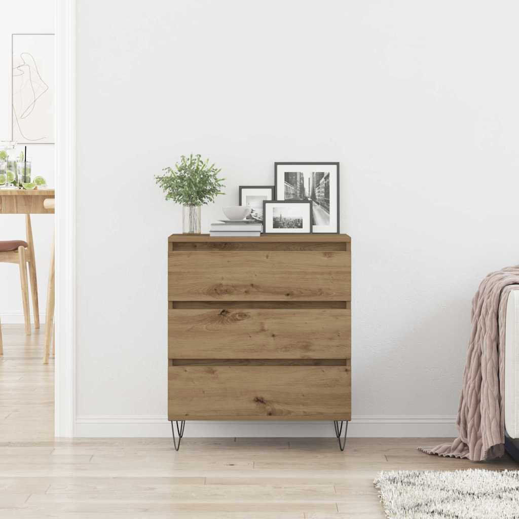 17 Stories 60cm Sideboard Artisan Oak 70cm H X 60cm W X 35cm D