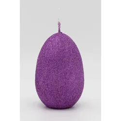 Glamour Glitter Eikerzen Beere 140 x Ø 100 mm, 1 Stück