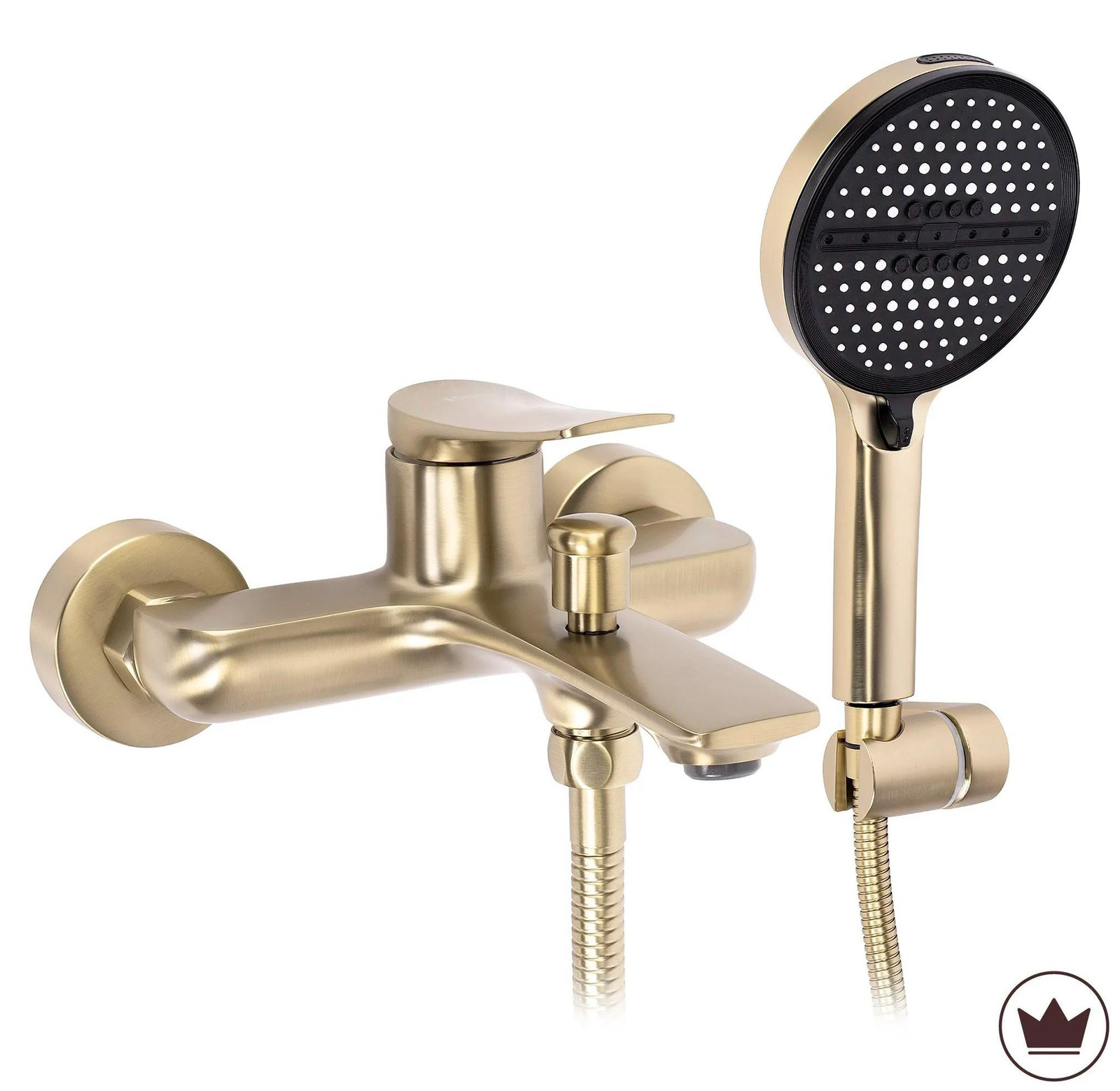 Rea Badkraan Premium Vision met Sprayfunctie in Brush Gold