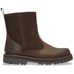 Timberland für Jungen. TB1A25G92421 Braune Courma Lederstiefel (31), Wohnung, Reißverschluss, Lässig, Kinderbekleidung