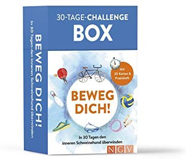 Beweg dich! 30-Tage-Challenge-Box: In 30 Tagen den inneren Schweinehund überwinden Mit 30 Karten & Praxisheft - Preis vom 15.10.2026 23:06:25 h