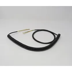 Meißner Spiralkabel 4 x 0,5 mm2 schwarz, Wendellänge 450 mm für Rolltor und -gitter Tiefgarage