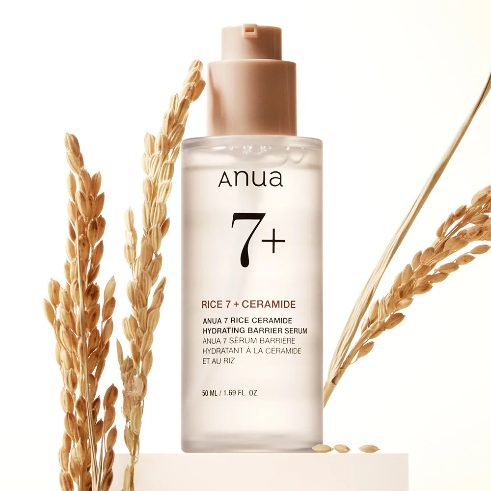 Anua Rice 7 Ceramide Hydrating Barrier Brightening Serum 50mL