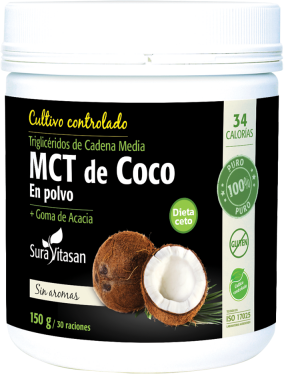 Sura Vitasan Mct de Coco Polvo 150 gr