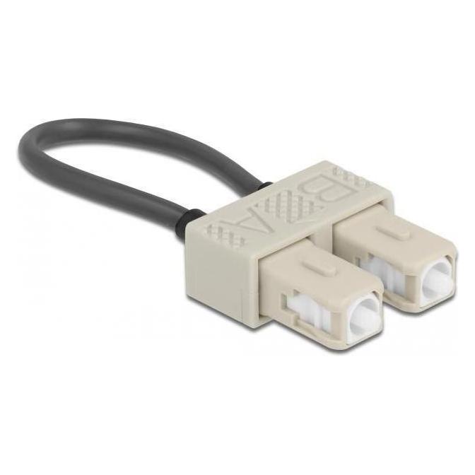 Delock LWL Loopback Adapter SC / OM2 Multimode beige (86922)