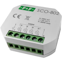 Lichtdimmer Dimmschalter f.Beleuchtung mit "Memory" Tastdimmer F&F SCO-802