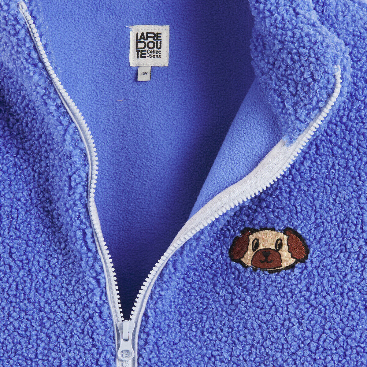 LA REDOUTE COLLECTIONS Gilet zippé, à col montant, en sherpa doublé polaire