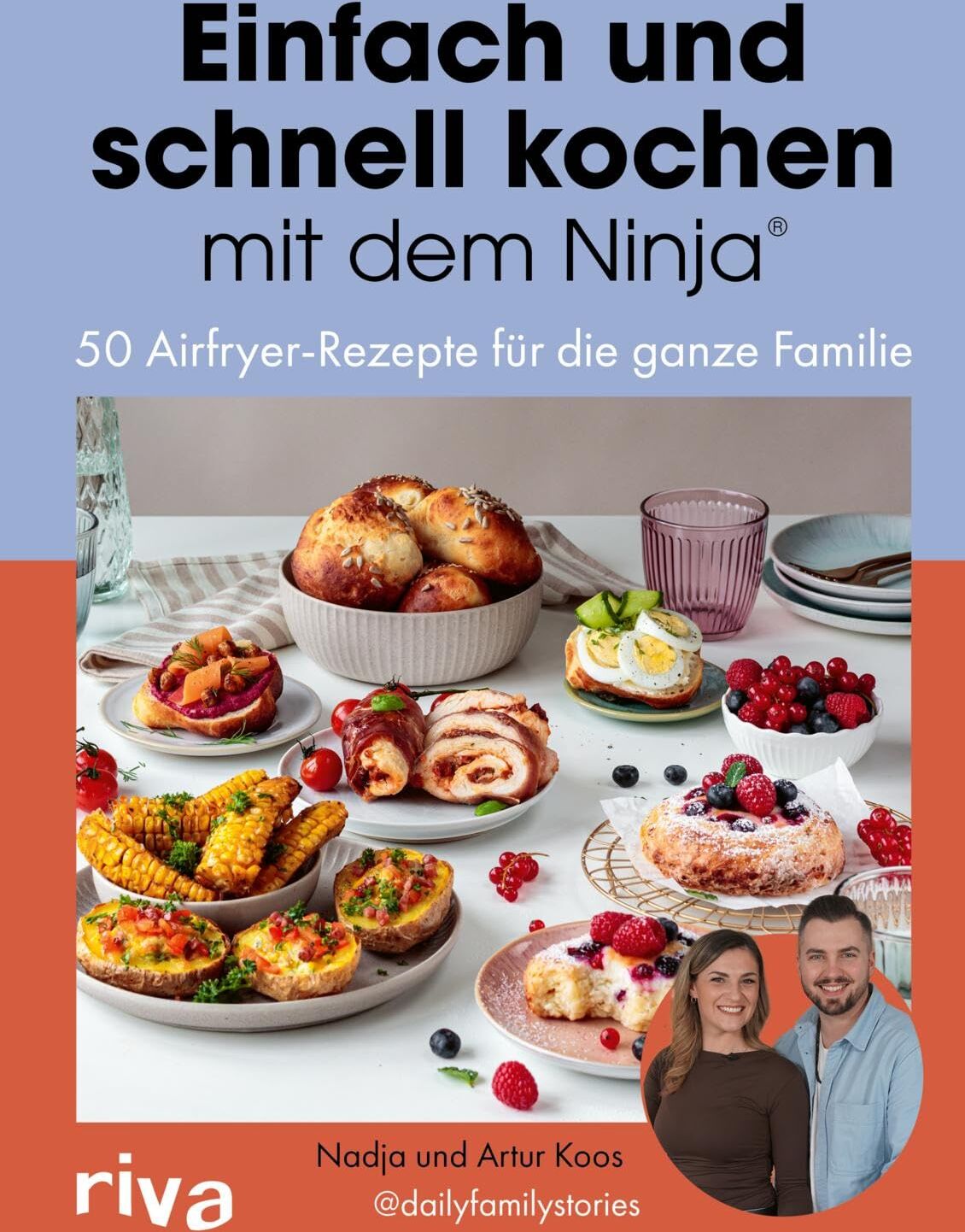 Artur Koos - Einfach und schnell kochen mit dem Ninja®: 50 einfache und schnelle Airfryer-Rezepte für die ganze Familie Kochbuch für die Heißluftfritteuse. Leckere Rezeptideen (Kochen mit dem Airfryer) - Preis vom 10.10.2026 11:48:34 h