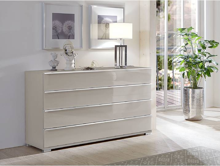 Sideboard 149 x 82 x 42cm Grau/Sandgrau