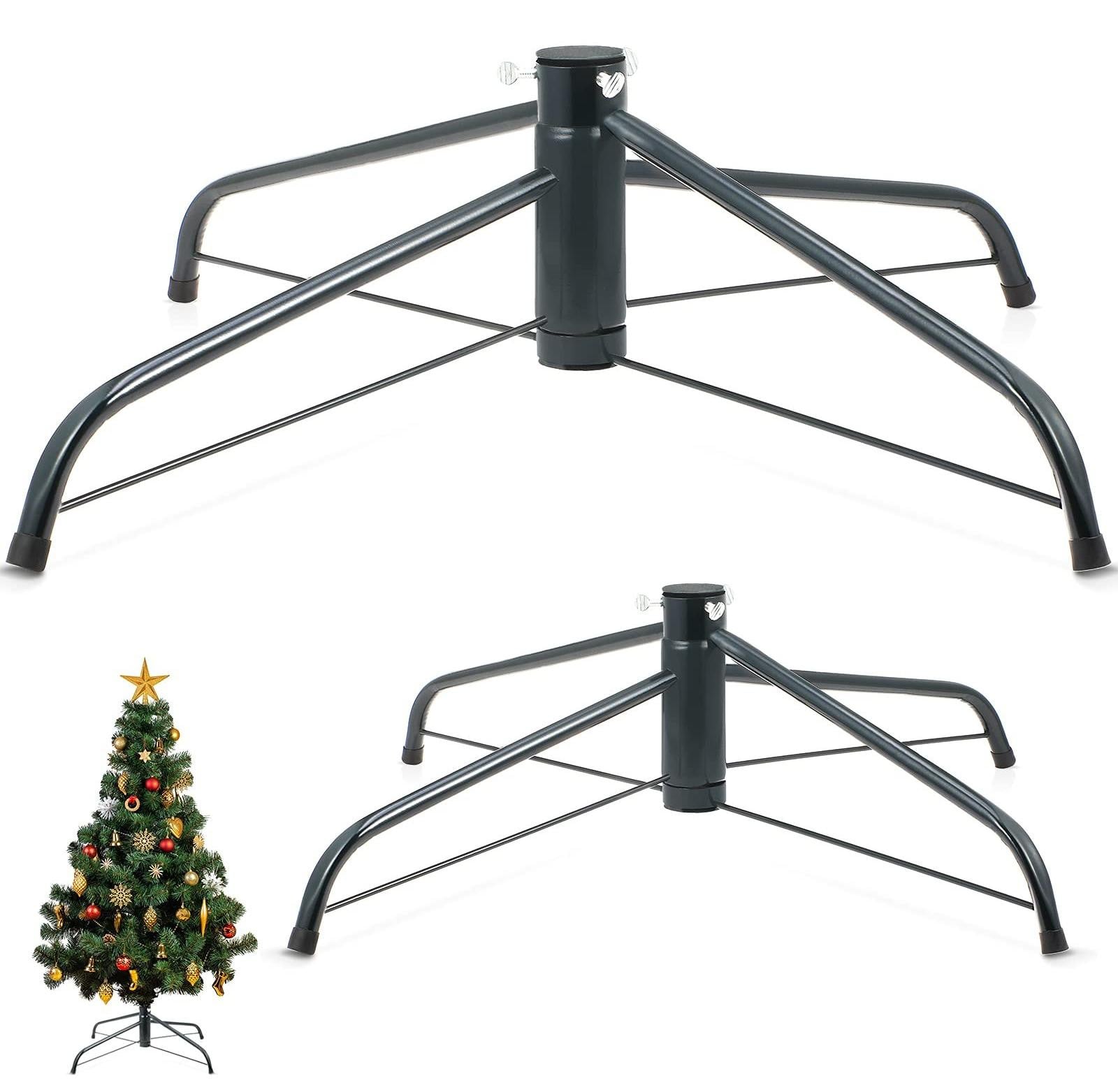 Set van 2 vouwbare kerstboomstandaards