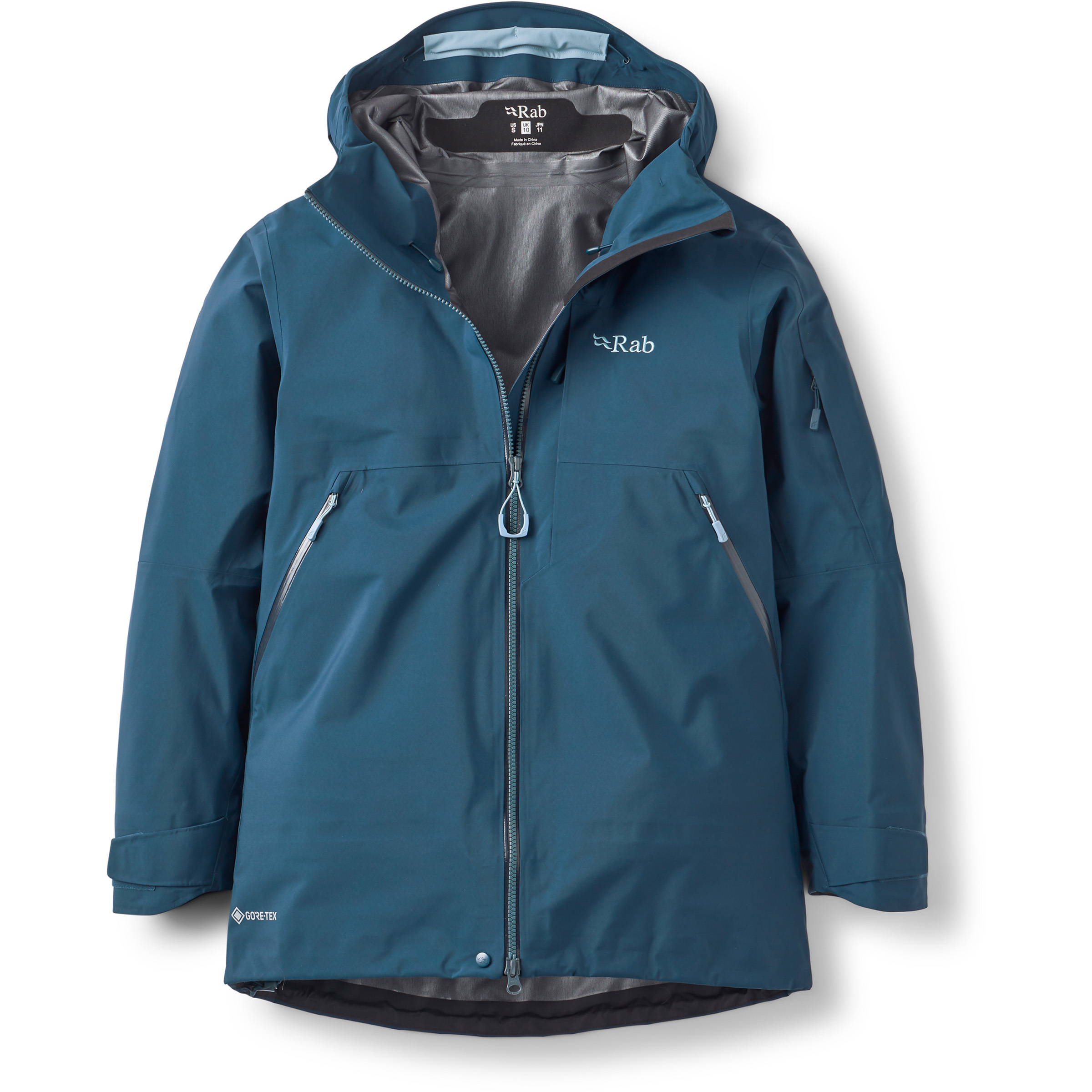 Rab Khroma Diffuse GTX Damen Regenjacke blau Größe S Skifahren | Skitour Winddicht Wasserabweisend