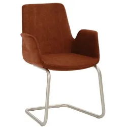 mayer Sitzmöbel Besucherstuhl »myHELIOS« Freischwinger-Gestell braun, 47 cm