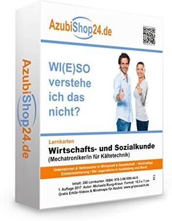 Michaela Rung-Kraus - Lernkarten Wirtschafts- und Sozialkunde (Mechatroniker/in für Kältetechnik): Erfolgreiche Prüfungsvorbereitung auf die Abschlussprüfung - Preis vom 13.10.2026 11:25:28 h
