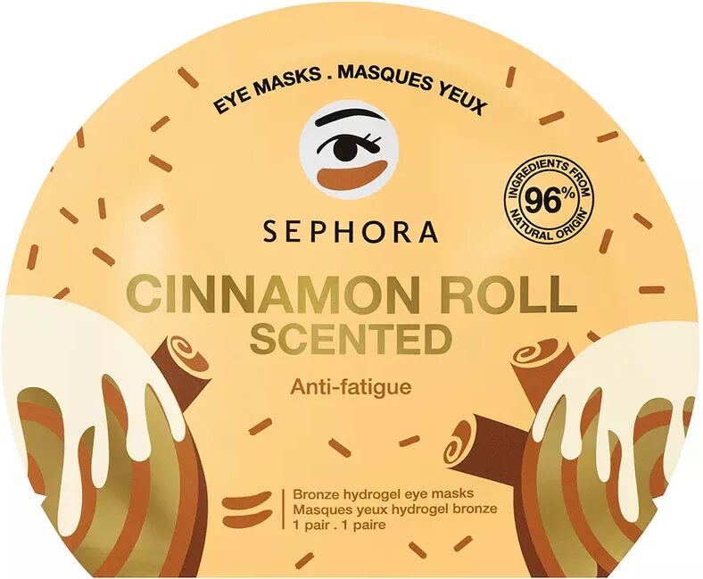 SEPHORA - Anti-Müdigkeits-Augenmasken- Zimtschneckenduft, 1 Paar