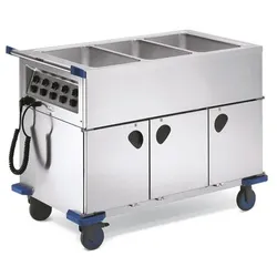 Blanco Speisenausgabewagen aus rostfreiem Edelstahl SAG 3