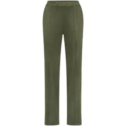Tchibo - Olsen Velours-Hose - Damen - Gr. 40 - olivgrün